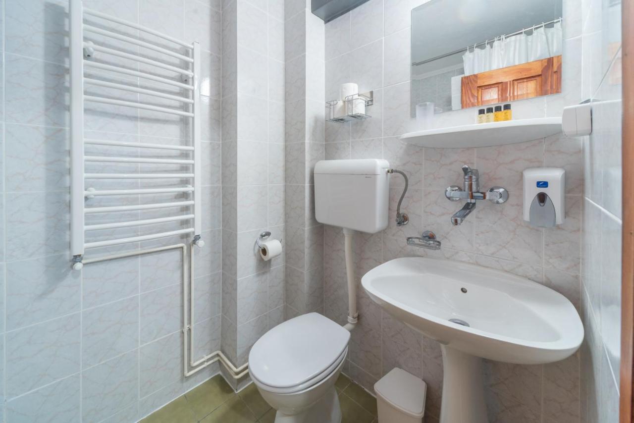 White private bathroom at R Club Apartments Budva