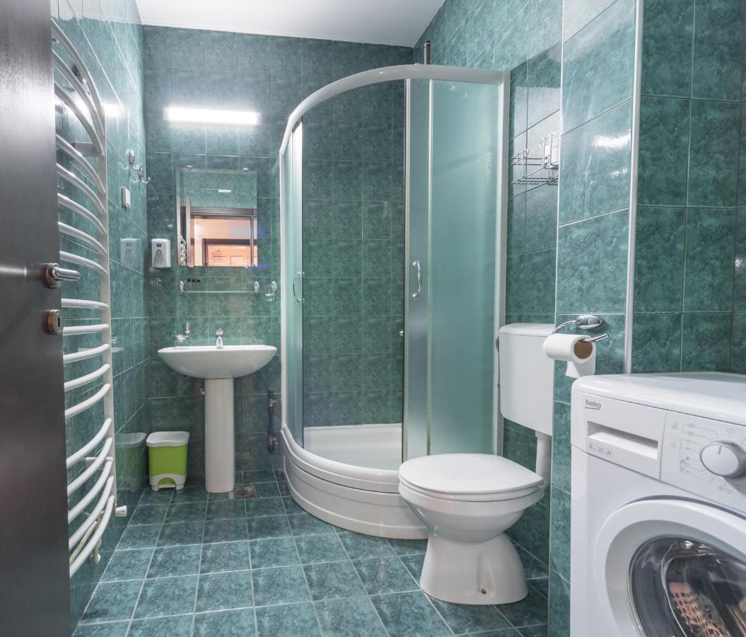 Private bathroom with shower at R Club Apartments Old Town Budva